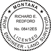 Professional Engineer & Land Surveyor - Montana<br>ENGLANDSURV-MT