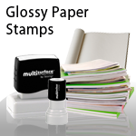 Glossy Paper Stamps