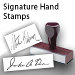 Signature Hand Stamps