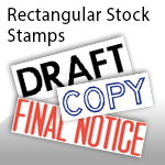 Rectangle Stock Stamps