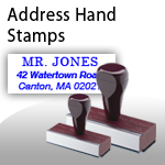 Address Hand Stamps