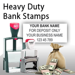 Heavy Duty Bank Stamps