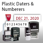 Plastic Daters & Numberers