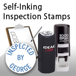 Self-Inking Inspection Stamps