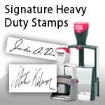 Heavy Duty Signature Stamps