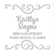 Custom Swirl Address Embosser