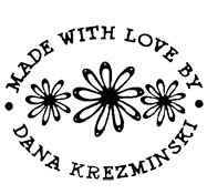 Custom Oval "Made With Love By..." Stamp