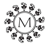 Custom Round Monogram Stamp