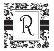 Custom Square Monogram Stamp