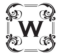 Custom Square Monogram Stamp.