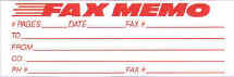 3243 - 3243 Jumbo Fax Memo Stamp