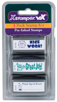 Xstamper Teacher Stamps - Kit 1 - 35205